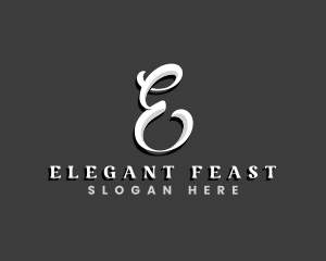 Elegant Cursive Typography logo design