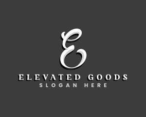 Elegant Cursive Typography logo design