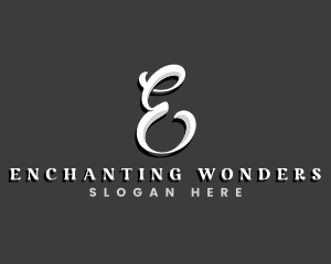 Elegant Cursive Typography logo design