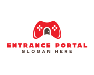 Joypad Controller Door logo design