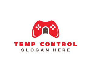 Joypad Controller Door logo design