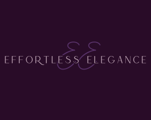 Upscale Feminine Brand logo design