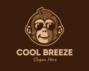 Cool Monkey Shades logo design