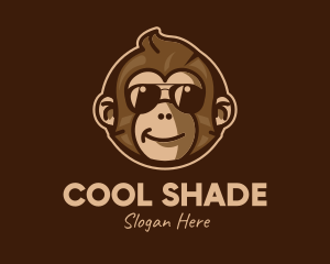 Cool Monkey Shades logo design