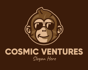 Cool Monkey Shades logo design