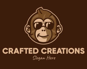 Cool Monkey Shades logo design