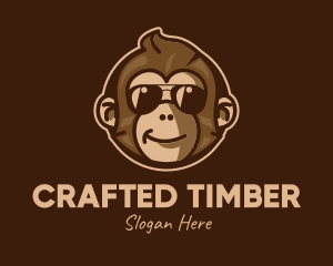 Cool Monkey Shades logo design