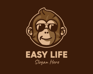 Cool Monkey Shades logo design