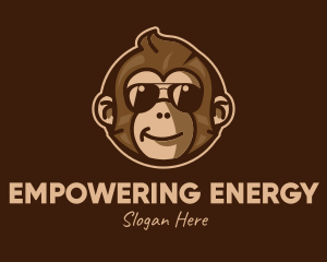 Cool Monkey Shades logo design