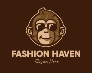 Cool Monkey Shades logo design