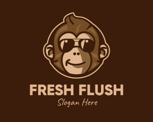 Cool Monkey Shades logo design