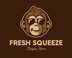 Cool Monkey Shades logo design