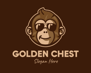 Cool Monkey Shades logo design