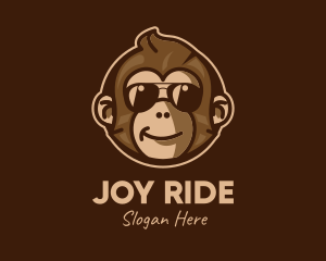 Cool Monkey Shades logo design