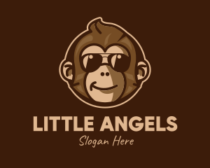 Cool Monkey Shades logo design