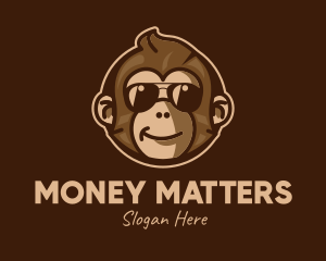 Cool Monkey Shades logo design