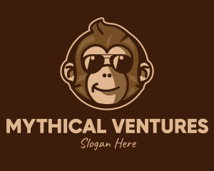 Cool Monkey Shades logo design