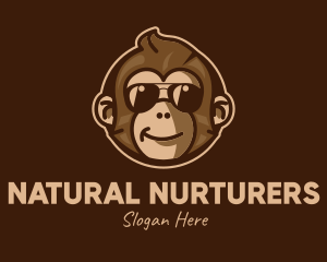 Cool Monkey Shades logo design