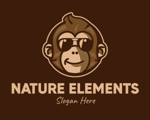 Cool Monkey Shades logo design