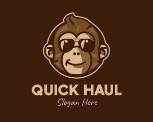 Cool Monkey Shades logo design