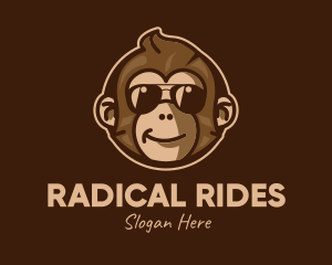 Cool Monkey Shades logo design