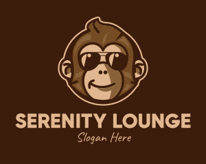 Cool Monkey Shades logo design