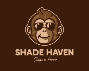 Cool Monkey Shades logo design