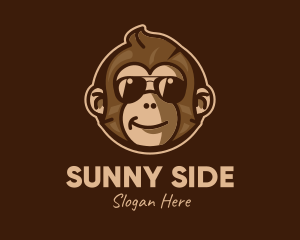 Cool Monkey Shades logo design