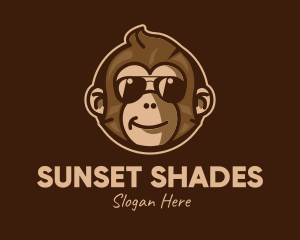 Cool Monkey Shades logo design