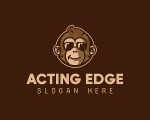 Cool Monkey Shades logo design