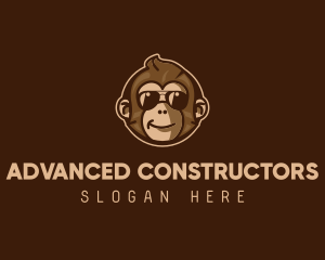 Cool Monkey Shades logo design