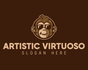 Cool Monkey Shades logo design