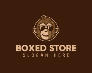 Cool Monkey Shades logo design