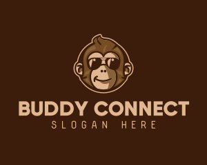 Cool Monkey Shades logo design