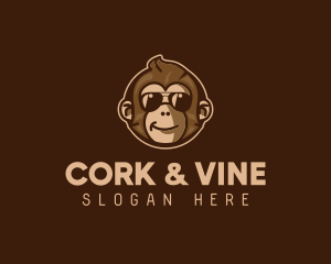 Cool Monkey Shades logo design