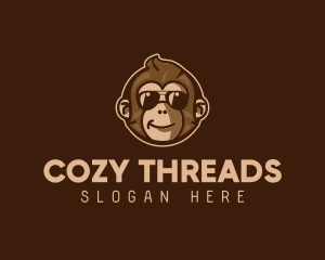 Cool Monkey Shades logo design