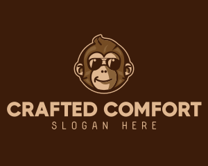 Cool Monkey Shades logo design