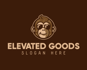 Cool Monkey Shades logo design