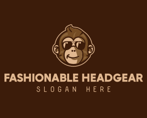 Cool Monkey Shades logo design