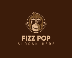 Cool Monkey Shades logo design