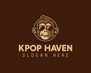 Cool Monkey Shades logo design