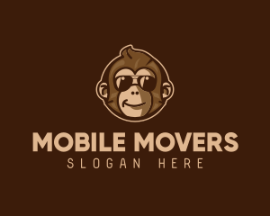 Cool Monkey Shades logo design