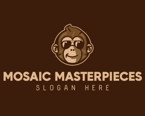 Cool Monkey Shades logo design