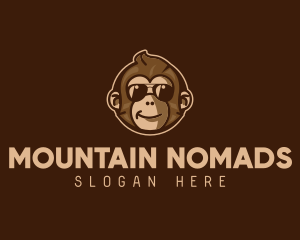 Cool Monkey Shades logo design