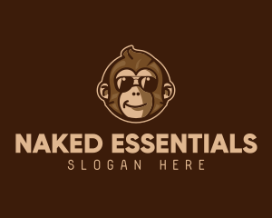 Cool Monkey Shades logo design