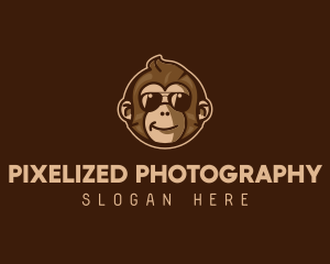 Cool Monkey Shades logo design