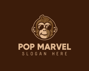 Cool Monkey Shades logo design