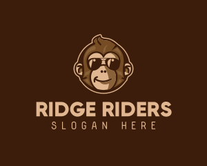 Cool Monkey Shades logo design