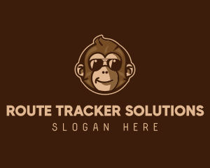 Cool Monkey Shades logo design