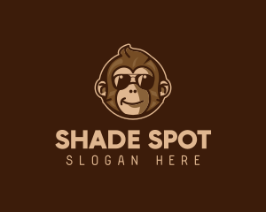 Cool Monkey Shades logo design